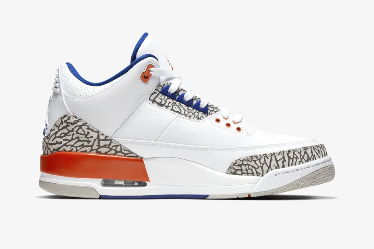 knick color jordans